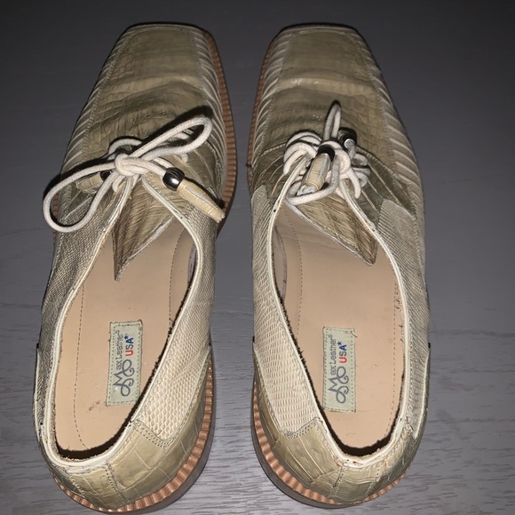 Genuine Crocodile & Lizard Leather Shoe - Picture 7 of 11